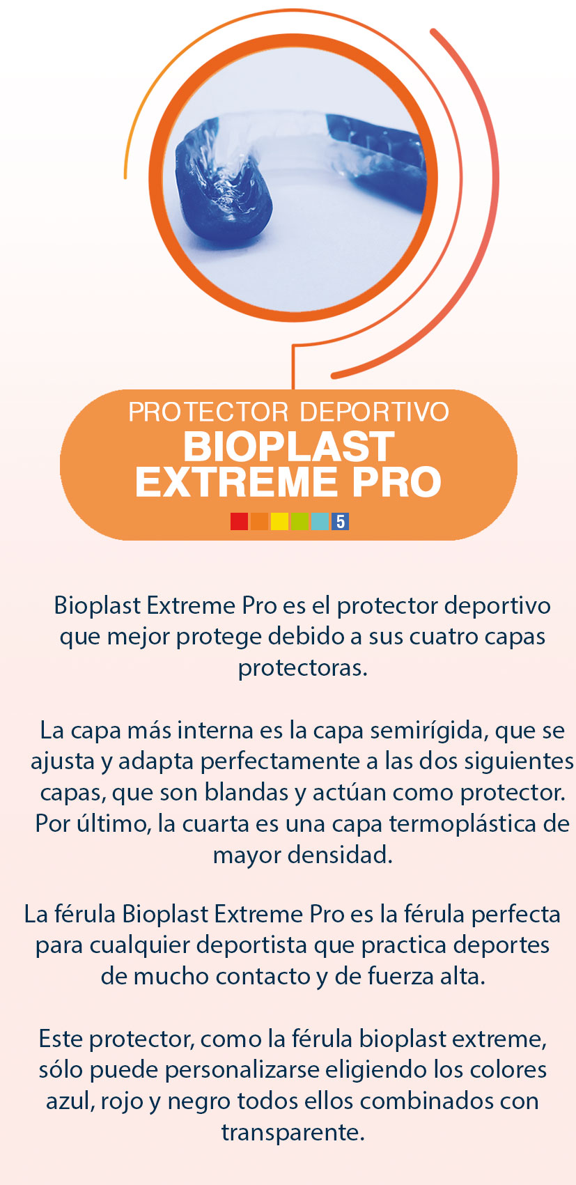 Bioplast Extreme pro - Protector deportivo para deportes de contacto