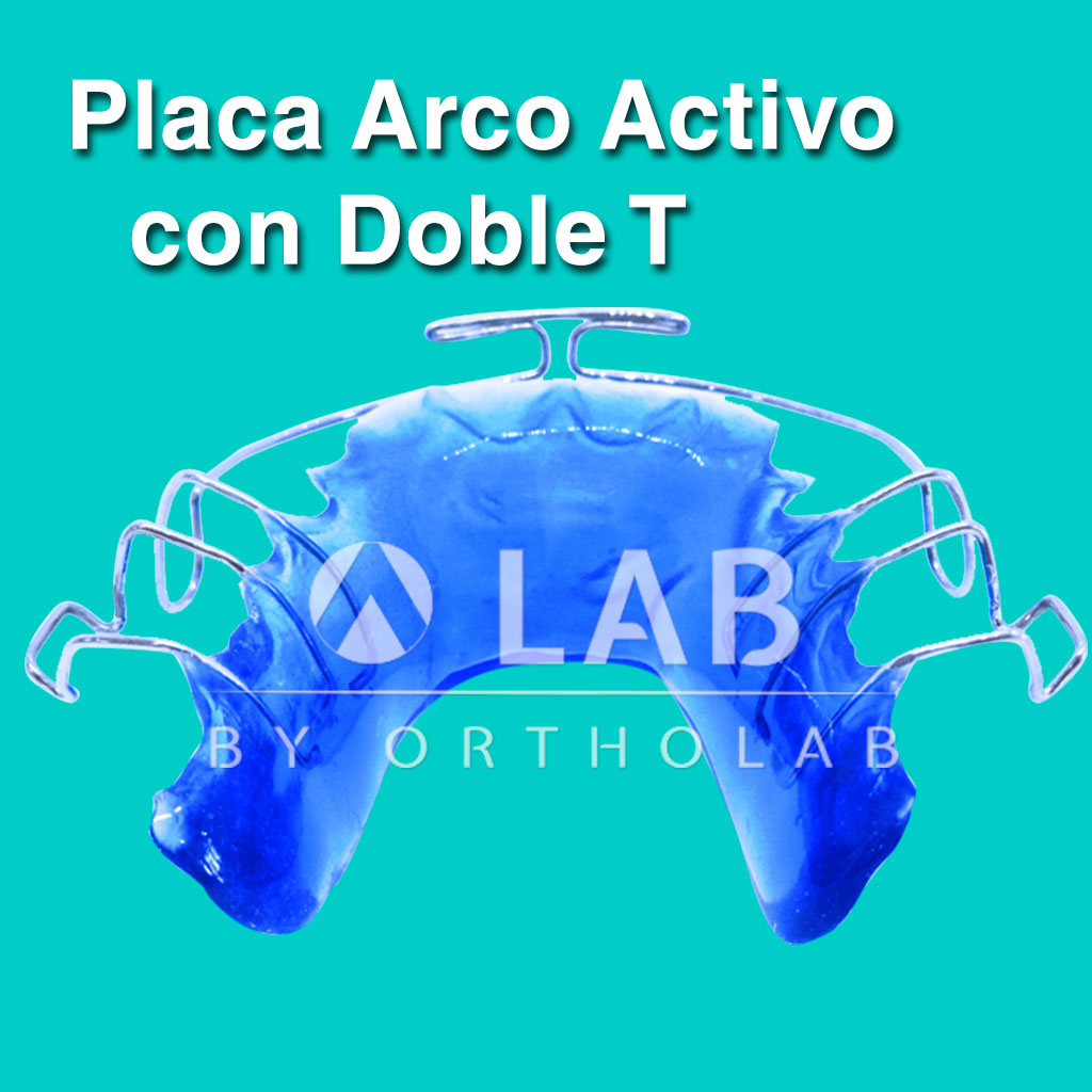 Placa Arco Activo con Doble T Placas Activas aparatologia Ortodoncia