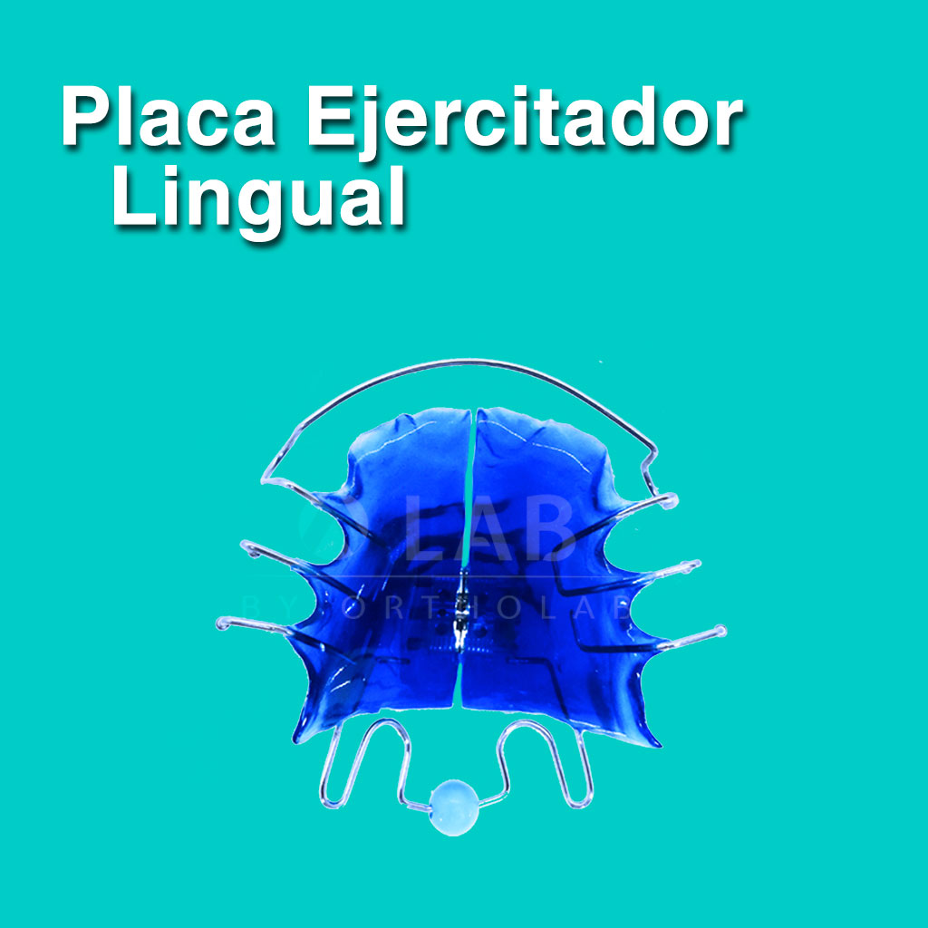 Placa Ejercitador Lingual - Aparatología Placas Activas